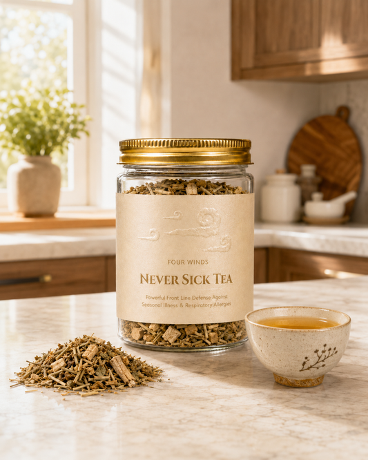 "Never Sick Tea”