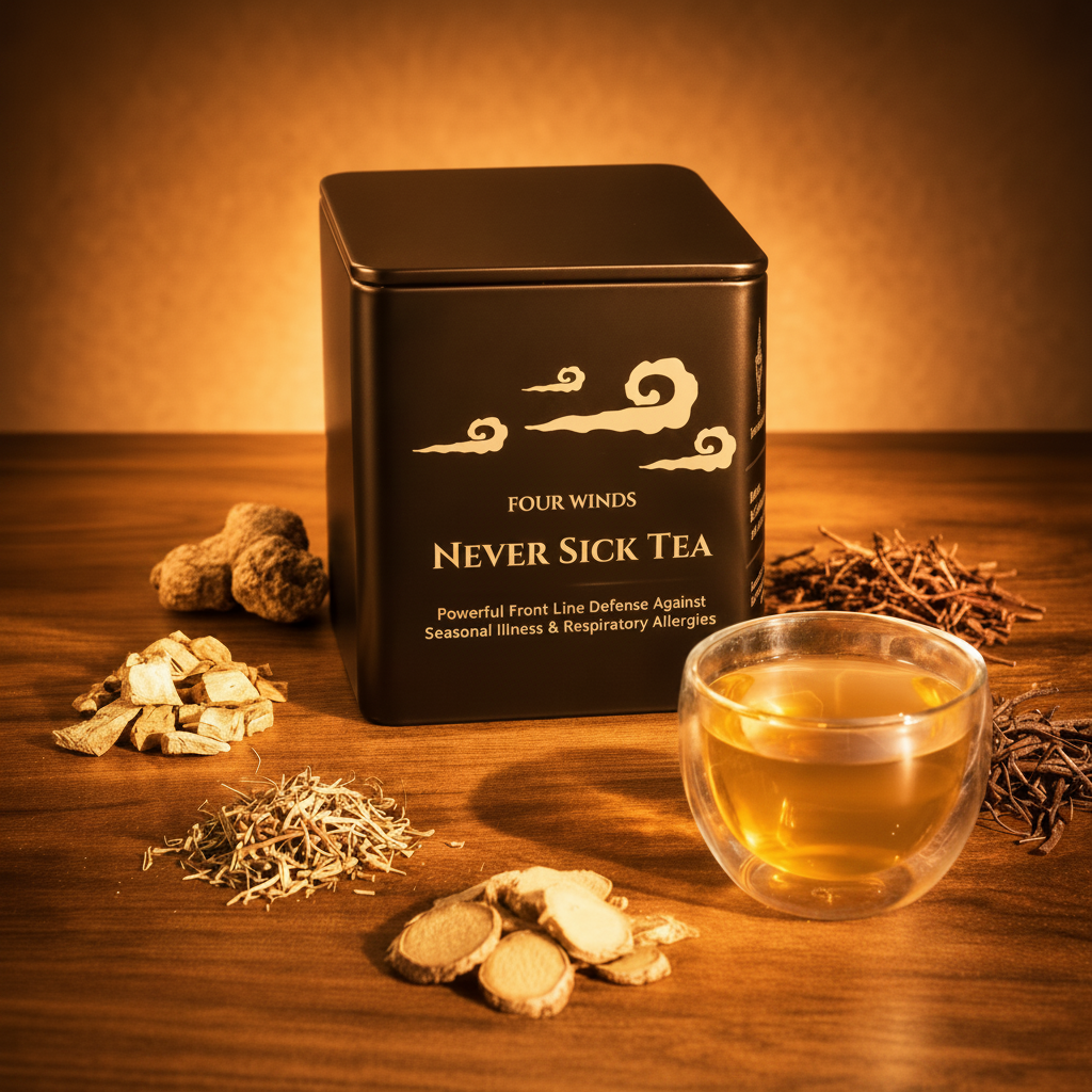"Never Sick Tea”